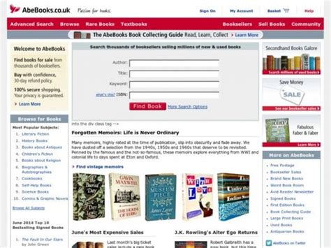 abebooks used books.